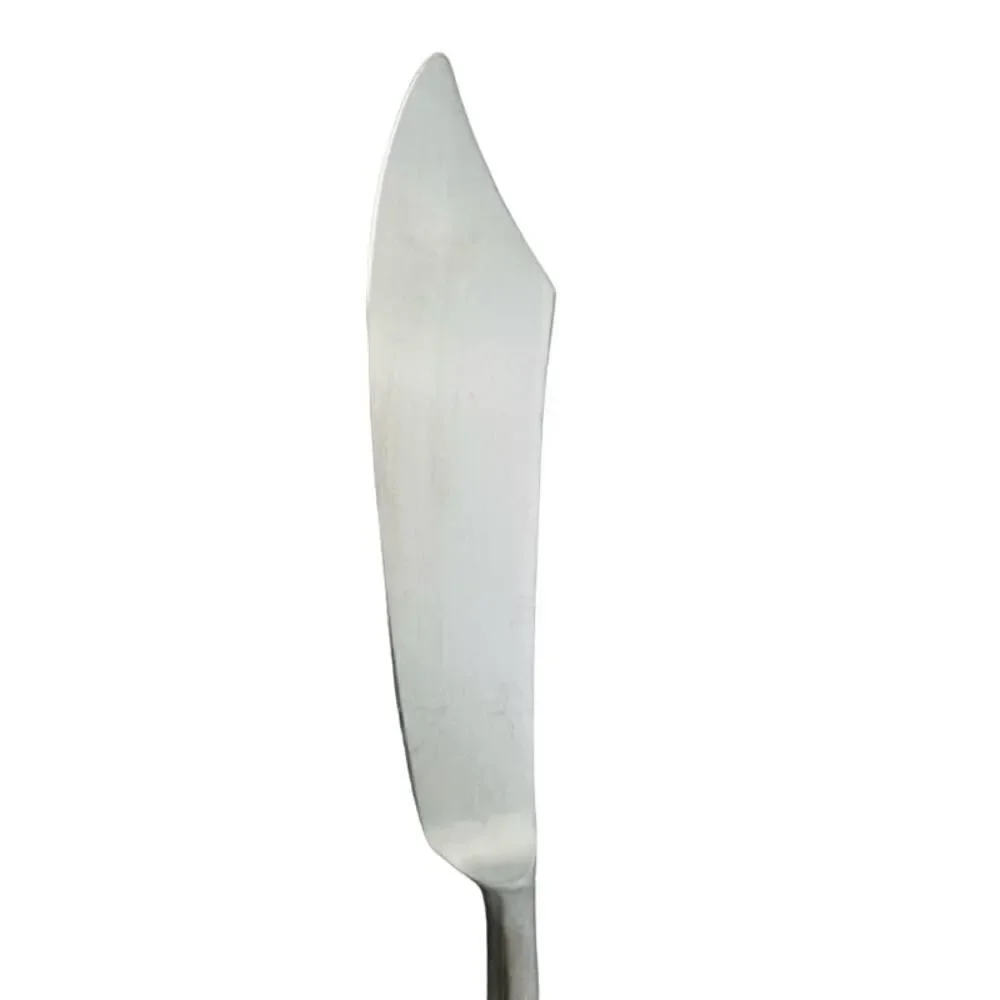 Lauffer Norway Pie Cake Knife White Cream Handle 10.5
